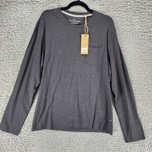 Tailor Vintage Shirt Mens Large Gray Long Sleeve Tee *NWT*